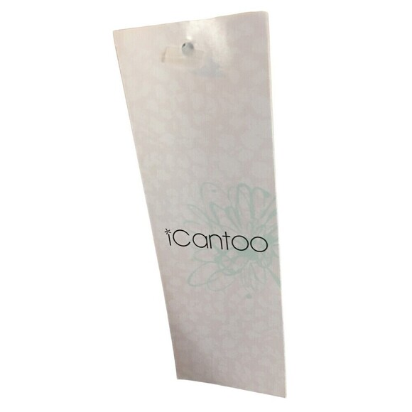 Icantoo Mini Dress Size XS Gray Sleeveless Swirls Cotton Women's NEW - Picture 5 of 5